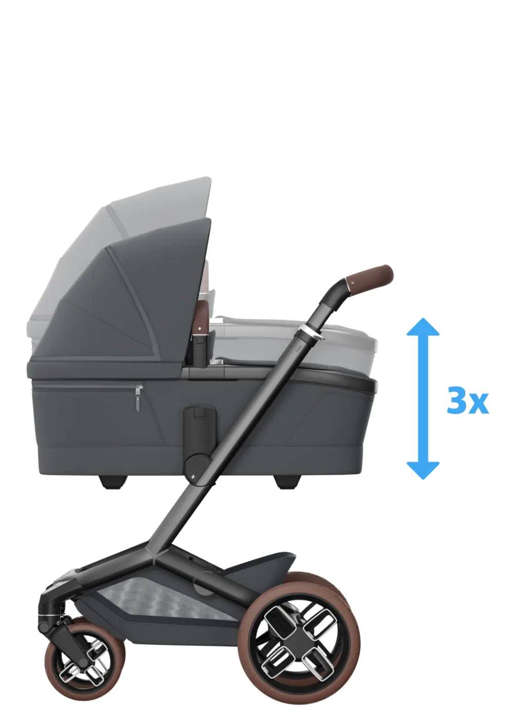 Maxi-Cosi Kinderwagen-Set 'Fame' Moon Graphite