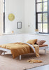 Lounger Bett 'Wood' Weiß 200 x 120 cm