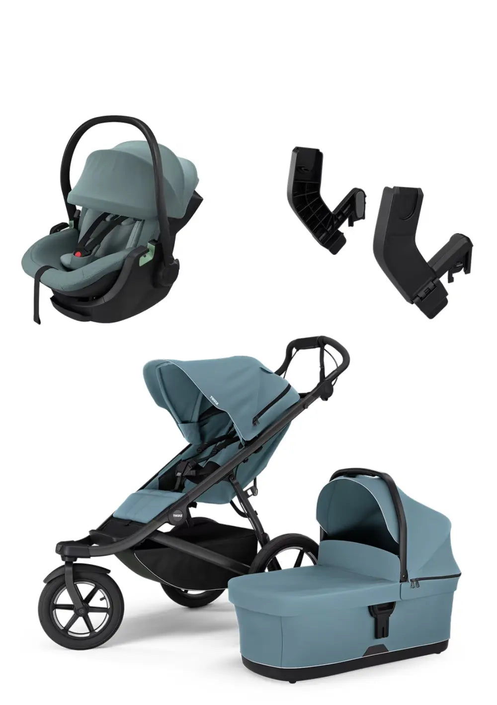 Thule Newborn Travel Bundle 'Urban Glide 3' Mid Blue