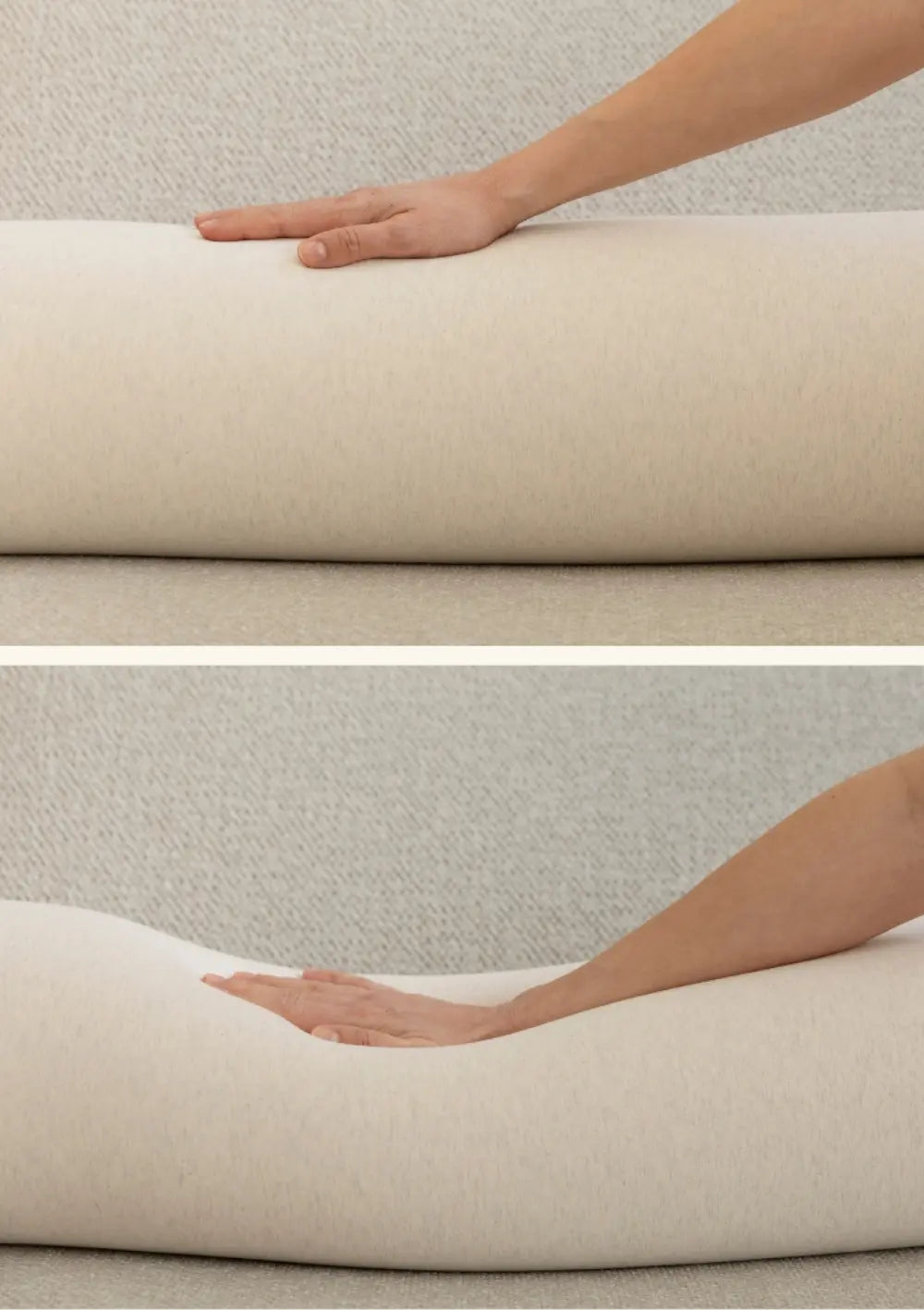bbhugme Schwangerschaftskissen Soft White
