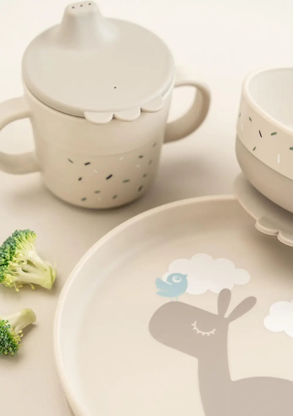 Done by Deer Geschirr-Set 'Foodie' Lalee sand 