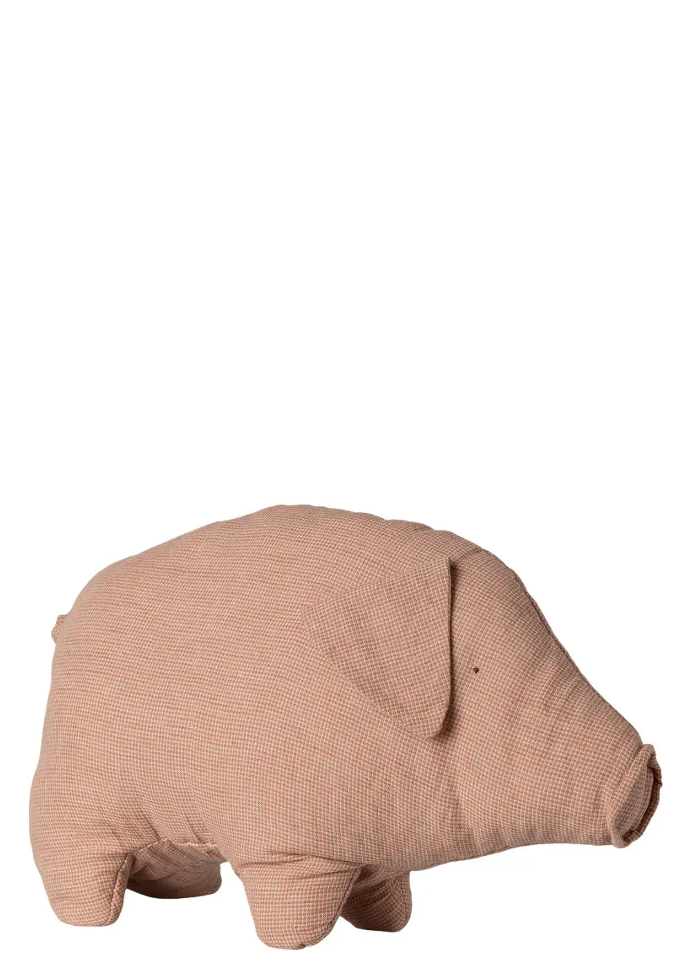 Maileg Stofftier 'Polly Pork' rosa-kariert medium