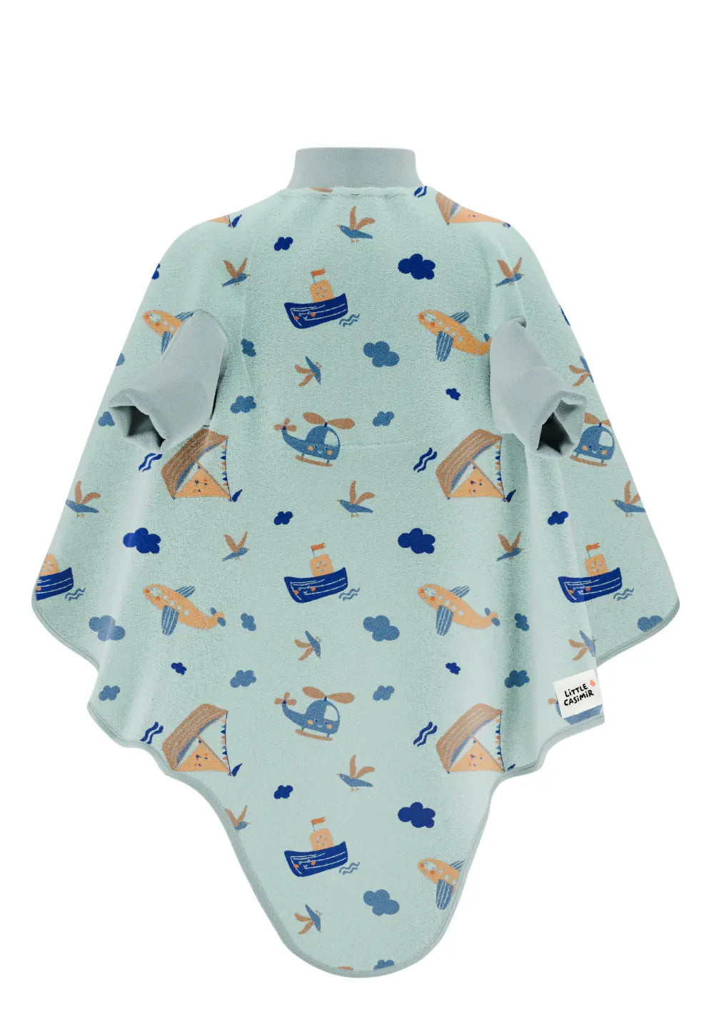 Little Casimir Langarm-Lätzchen 'Boo' Little Voyagers
