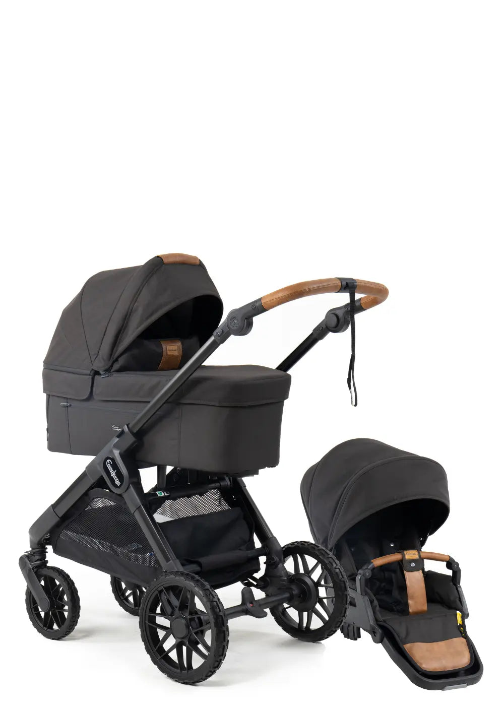 Emmaljunga Kinderwagen-Set 'SENTO MAX FLAT+' Outdoor Brown