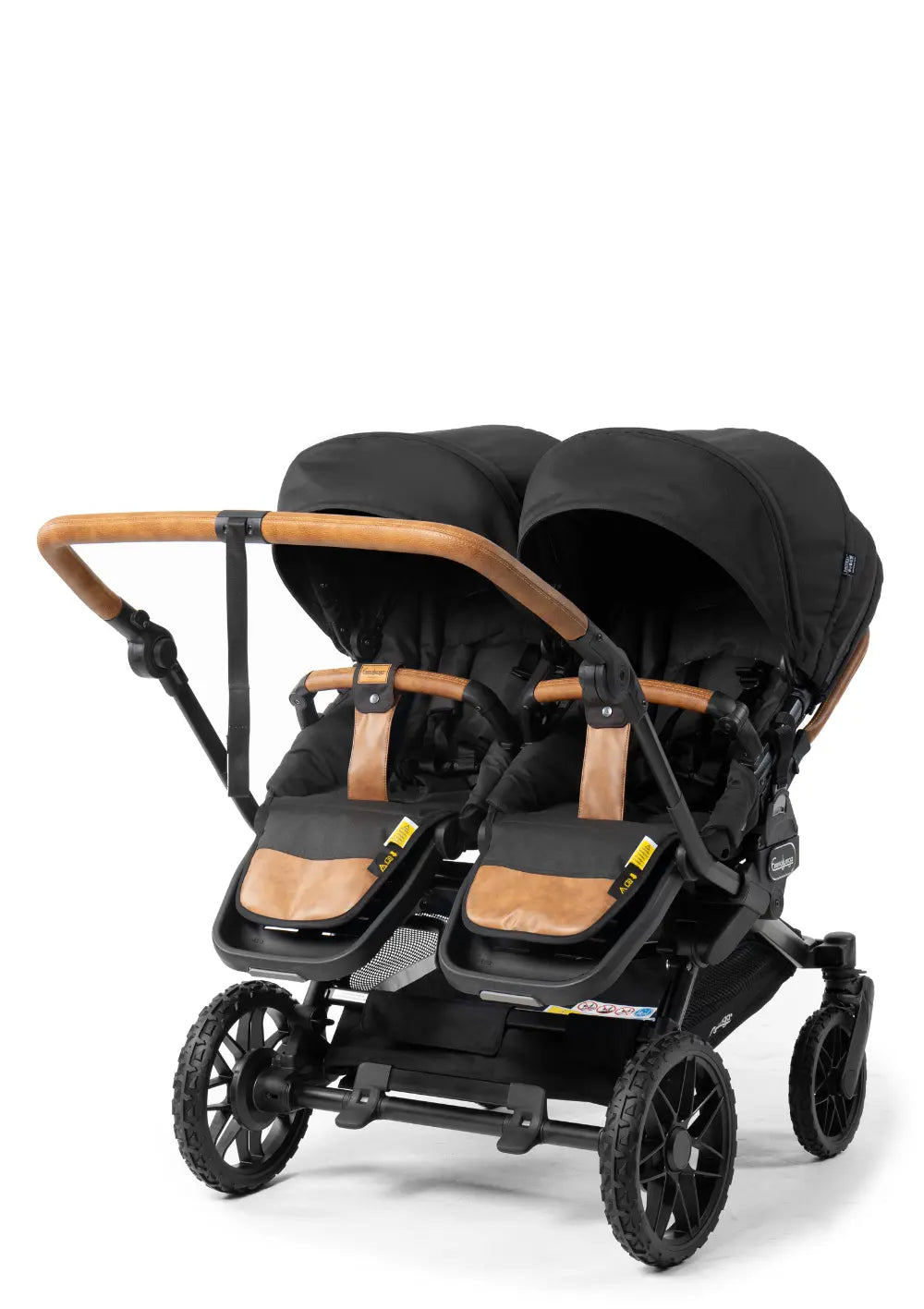 Emmaljunga 'Double SENTO ERGO+' Outdoor Black
