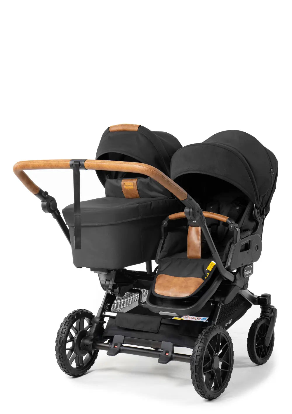 Emmaljunga 'Double SENTO FLAT+' Outdoor Black
