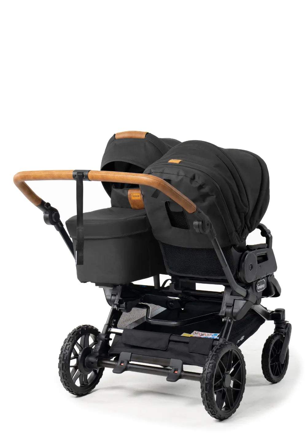 Emmaljunga 'Double SENTO FLAT+' Outdoor Black