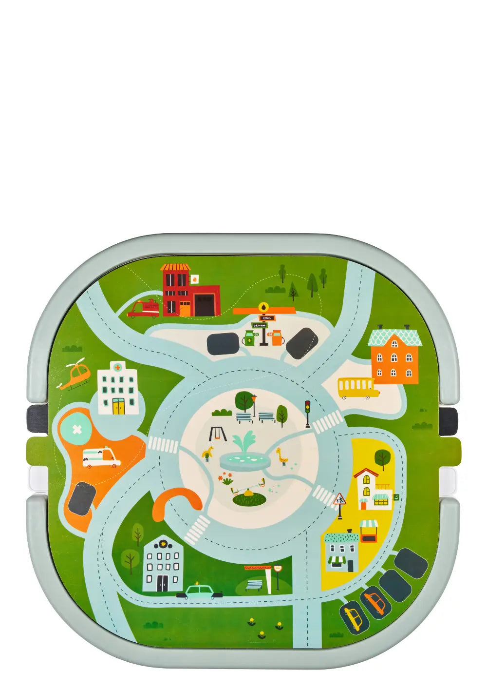 Funzy Spieltisch & Stühle Set Pastell Grün