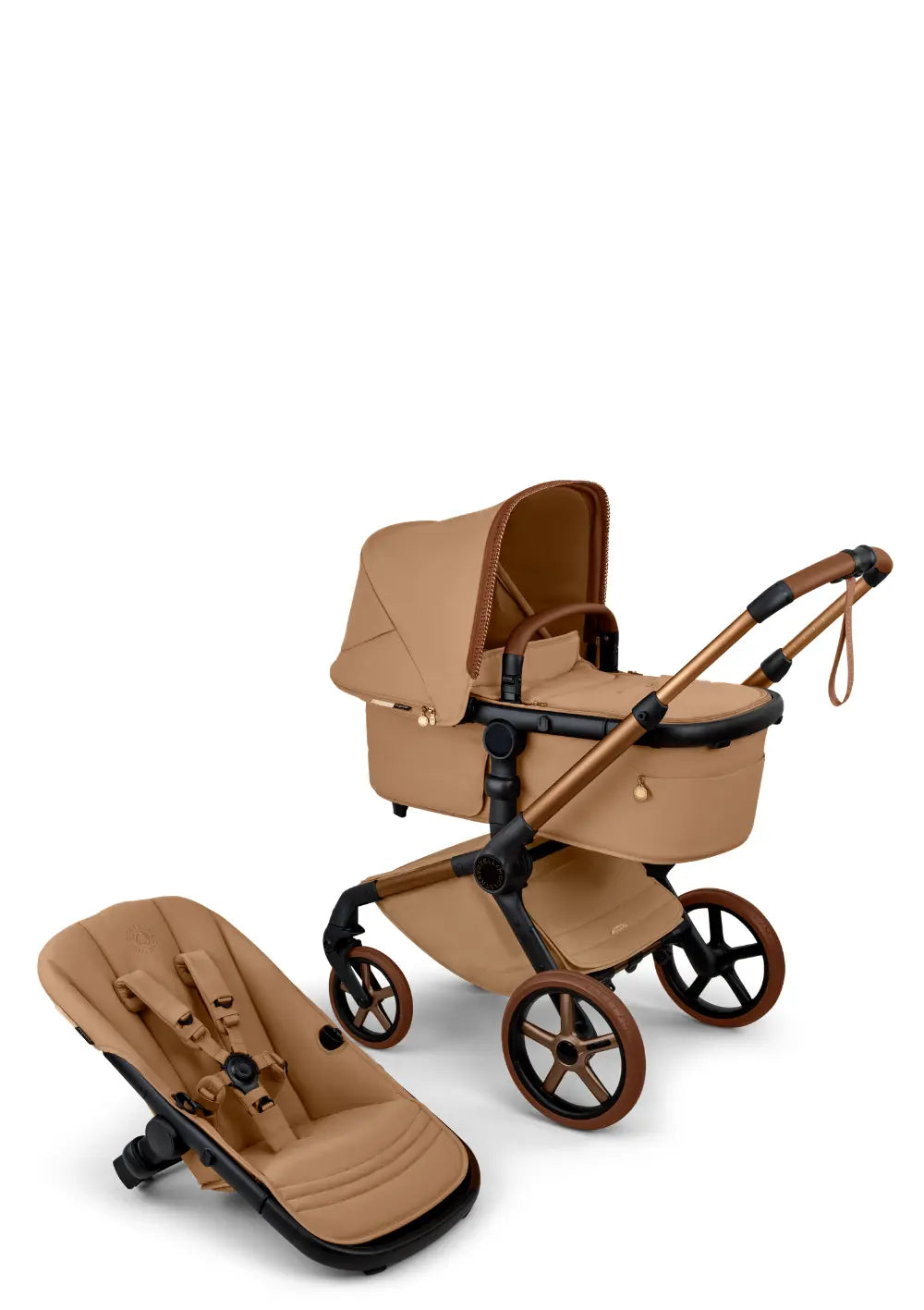 Bugaboo Kinderwagen-Set 'Fox 5 Renew x  Stella McCartney' Brown