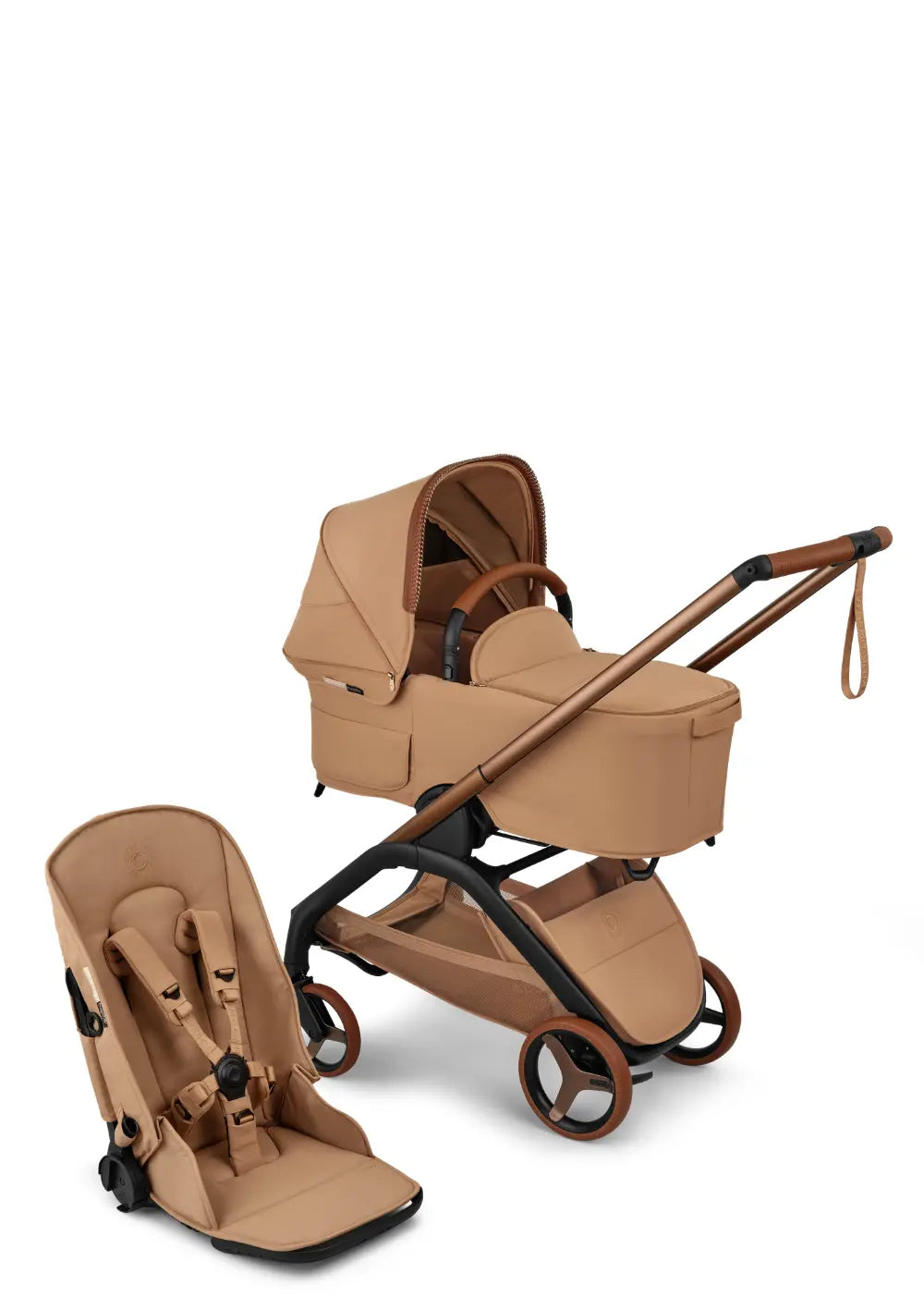 Bugaboo Kinderwagen-Set 'Dragonfly Plus x Stella McCartney' Brown