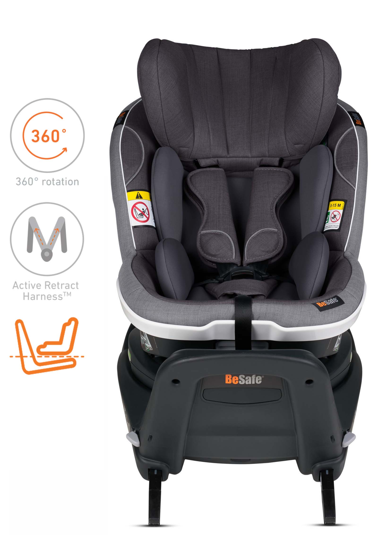 Kindersitz 'iZi Turn i-Size' Metallic Mélange
