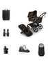 'Donkey 6 Single' Bundle – Unverzichtbares Kinderwagen-Set Cocoa Brown