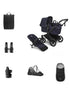 'Donkey 6 Single' Bundle – Unverzichtbares Kinderwagen-Set Deep Indigo